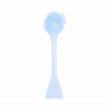 ilū Skin Care Face Brush Blue - silicone facial brush