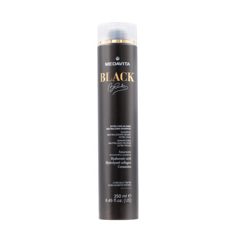 Medavita lunghezze Blondie Black Extra Cool Blonde Neutralizing Shampoo 250ml - extra cool blonde neutralizing shampoo