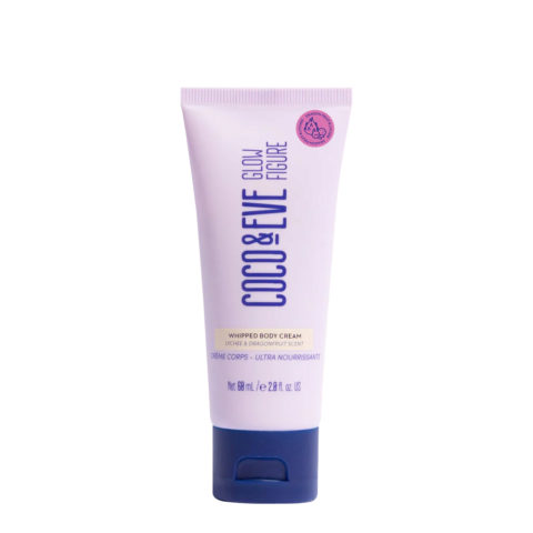 Coco & Eve Glow Figure Whipped Body Cream Dragonfruit & Lychee 60ml - moisturizing body cream