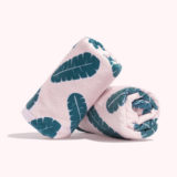 Coco & Eve Microfibre Towel Wrap Leaf Print