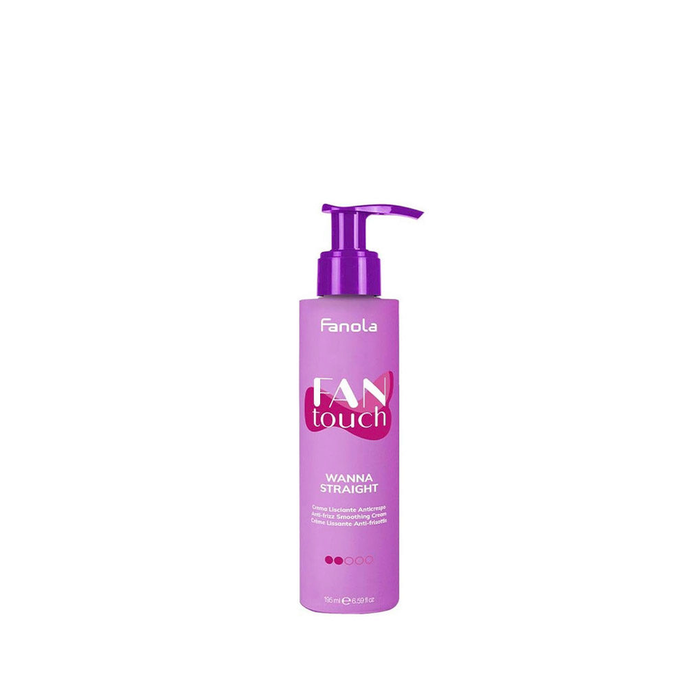 Fanola Fantouch Wanna Straight 195ml - anti-frizz smoothing cream