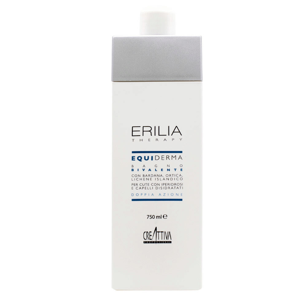 Creattiva Erilia Equiderma Bagno Bivalente 750ml - delicate shampoo for oily scalp