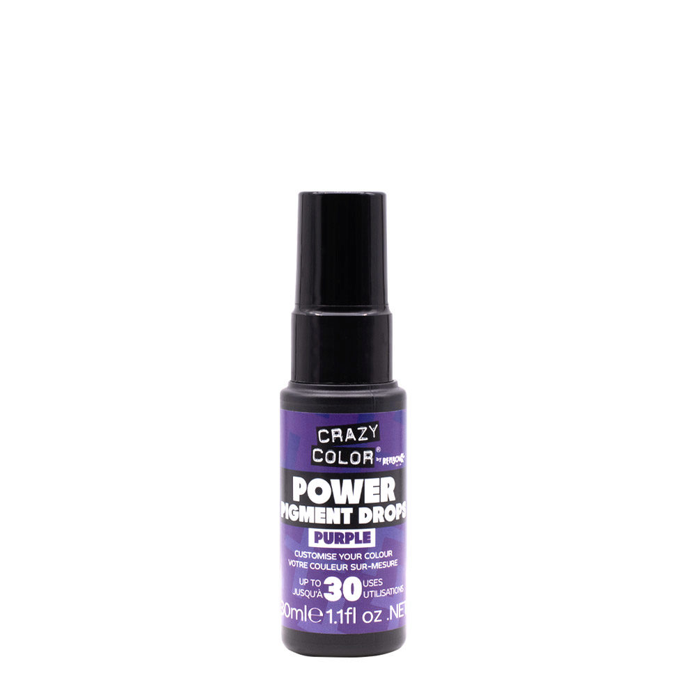 Crazy Color Global Power Pigment Drops Purple 30ml - pigment drops