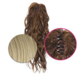 Hairdo Wavy Clip Ponytail Light Blond 46cm - wavy ponytail