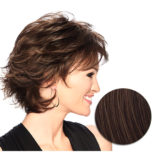 Hairdo Textured Flip Wig Medium Copper Brown - short cut wig