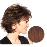 Hairdo Textured Flip Wig Medium Ruby Brown - short cut wig