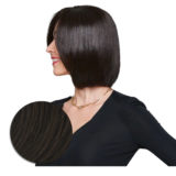 Hairdo Topper Top It Off R6 Medium Brown - toupee with removable clips