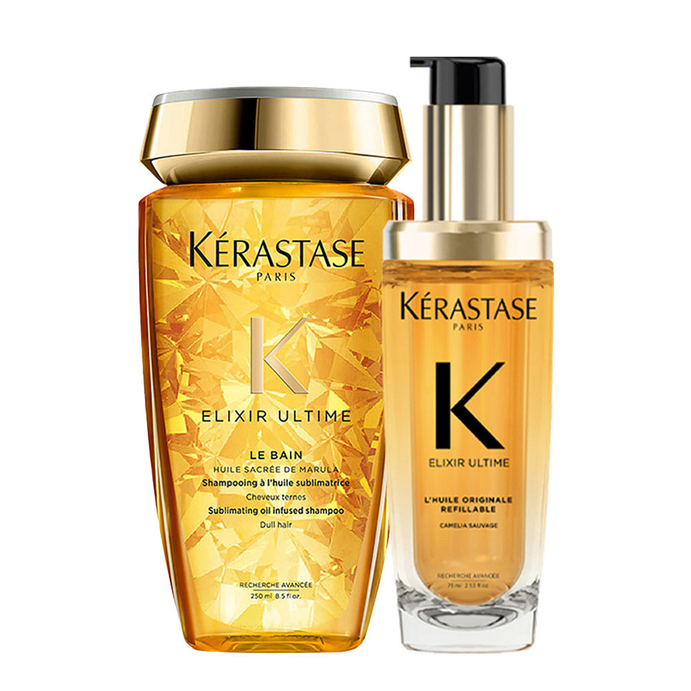 Kerastase Elixir Ultime Shampoo 250ml L'Huile Originale 75ml