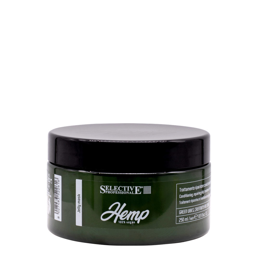 Selective Professional Hemp Jelly Mask 250ml - repairing jelly mask for scalp and hair