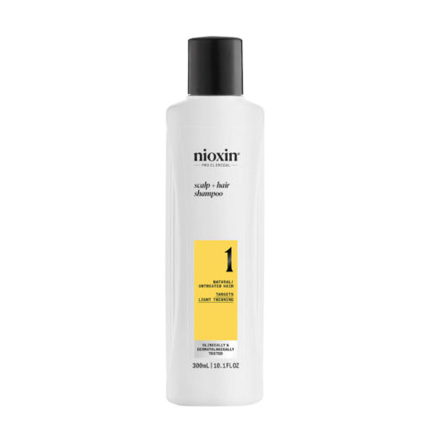 Nioxin Sistema 1 Scalp + Hair Shampoo 300ml - shampoo for natural hair thinning