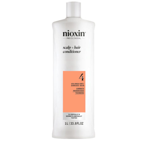 Nioxin Sistema 4 Scalp + Hair Conditioner 1000ml - damaged hair fortifying conditioner