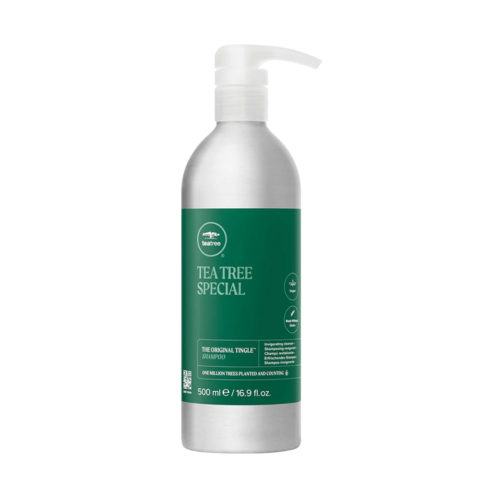 Tea Tree Special Shampoo Aluminium Bottle 500ml - invigorating shampoo