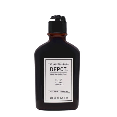 Depot Hair Cleansing No. 104 Silver Shampoo 250ml - shampoo for blonde, gray and white hair