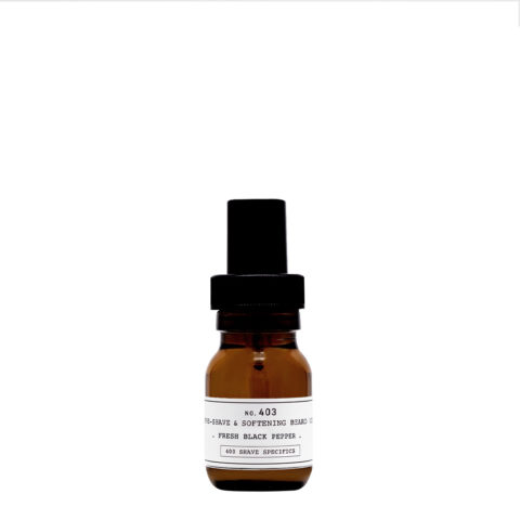 Depot Shave Specifics No.403 Pre Shave & Softening Beard Oil Fresh Black Pepper 30ml