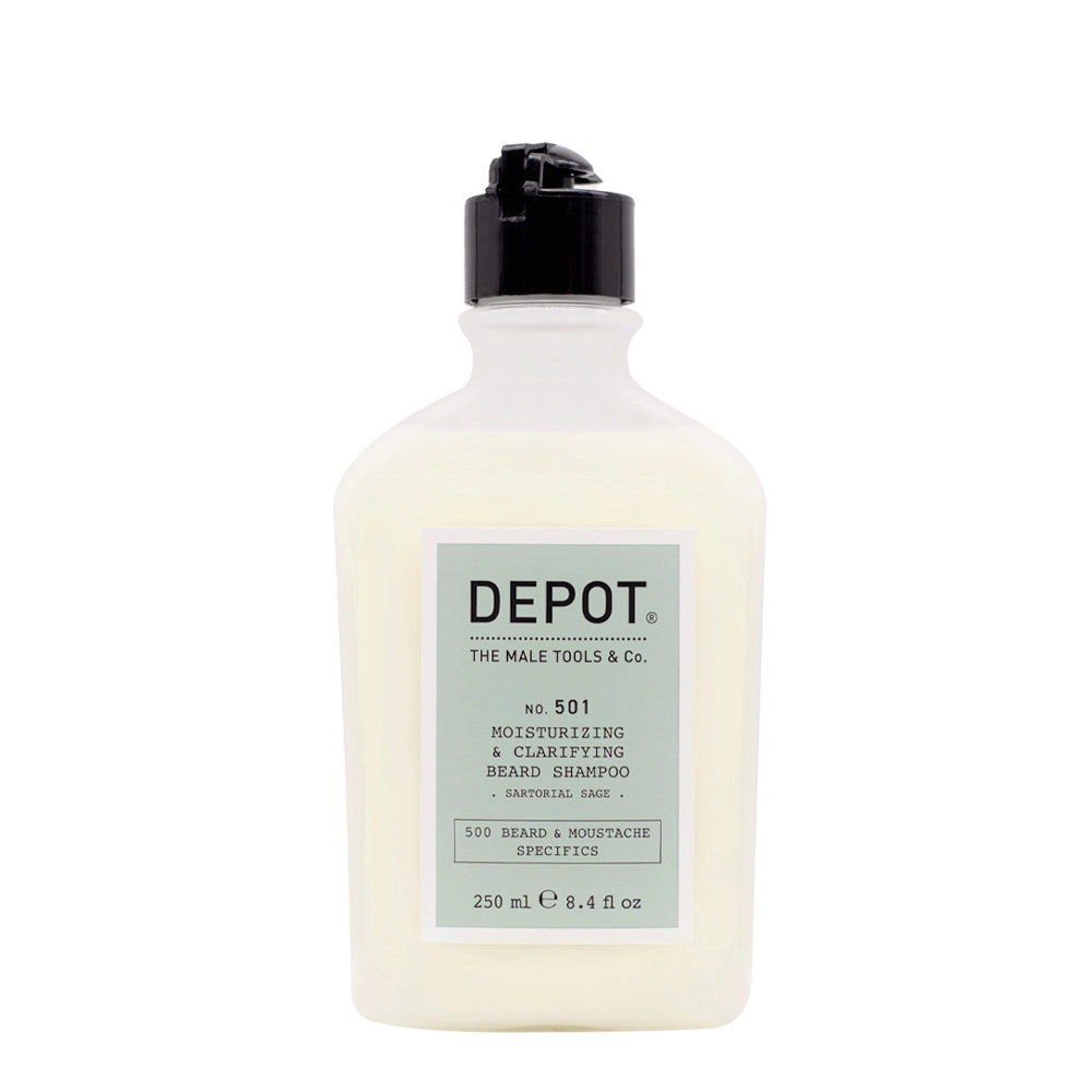 Depot No. 501 Moisturizing & Clarifying Beard Shampoo Sartorial Sage 250ml