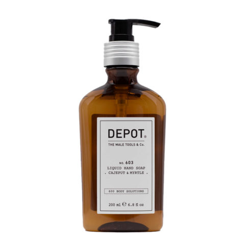 Depot Body Solutions No. 603 Liquid Hand Soap Cajeput & Myrtle 200ml - liquid hand soap