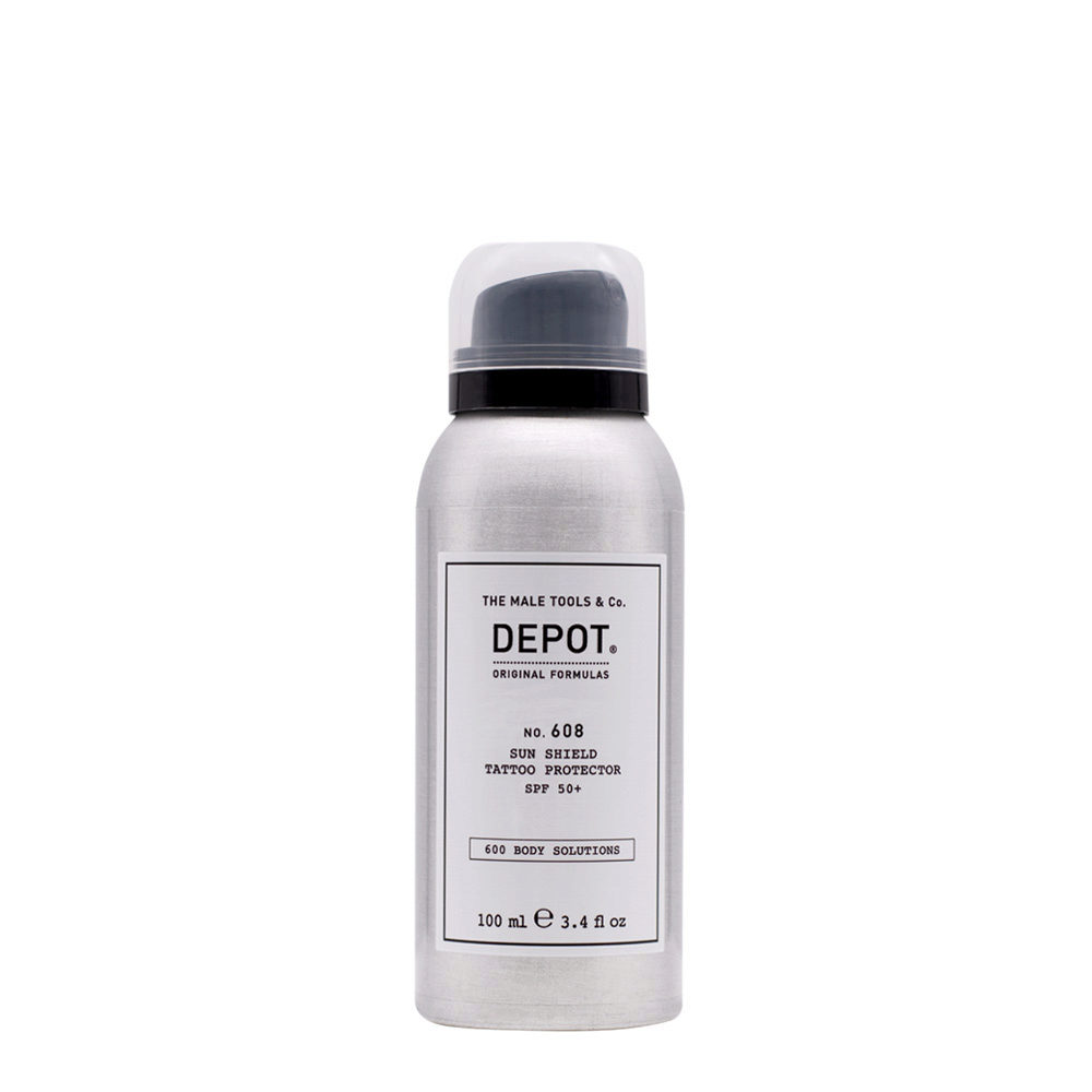 Depot Body Solutions No. 608 Sun Shield Tattoo Protector 50+SPF 100ml - sunscreen spray