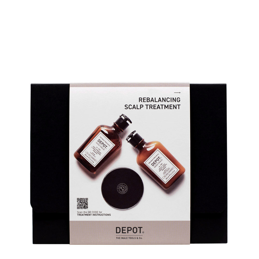 Depot Rebalancing Scalp Treatment - oily scalp and hair kit