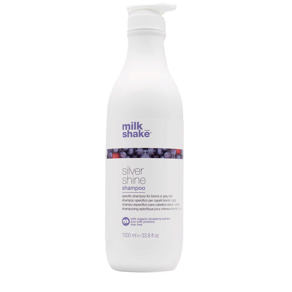 Z.one Concept Milk Shake Silver Shine Shampoo 1000ml - shampoo for blonde or gray hair