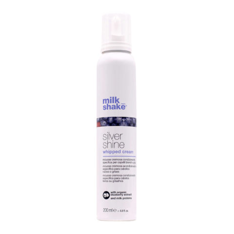 Z.one Concept Milk Shake Silver Shine Whipped Cream 200ml - conditioning mousse for blonde or gray hair