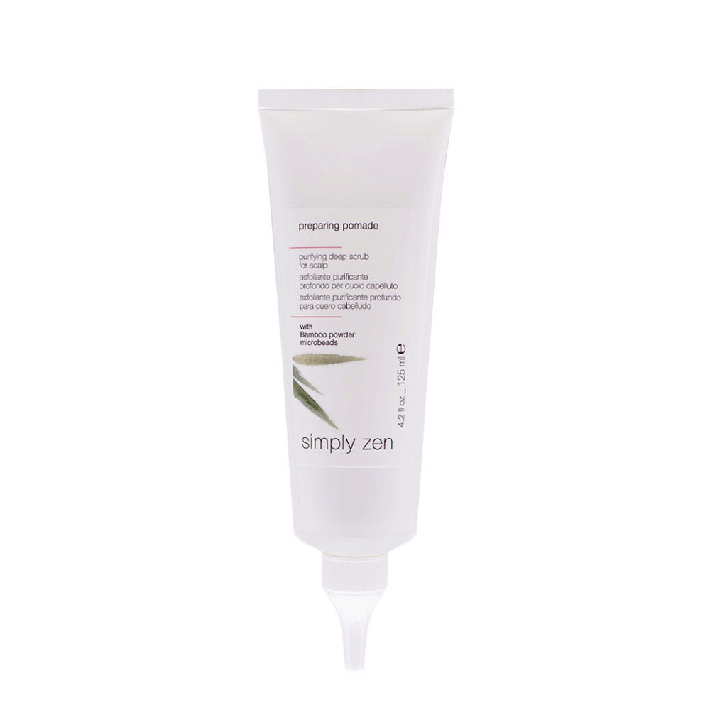 Z.one Concept Simply Zen Preparing Pomade 125ml - deep purifying exfoliant scalp