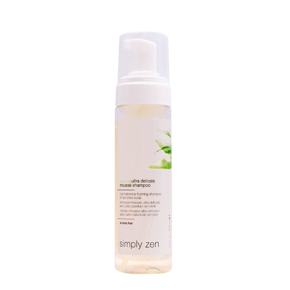 Z.one Concept Simply Zen Calming Ultra Delicate Mousse Shampoo 200ml - delicate mousse shampoo for sensitive scalp