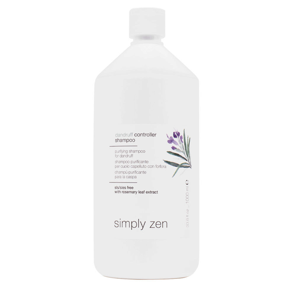 Zone Concept Simply Zen Dandruff Controller Shampoo 1000ml - purifying anti-dandruff shampoo