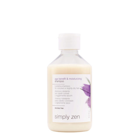 Z.one Concept Simply Zen Age Benefit & Moisturizing Shampoo 250ml - moisturizing shampoo for coloured hair