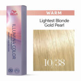 Wella Illumina Color 10/38 Golden Platinum Blonde 60ml - permanent colouring