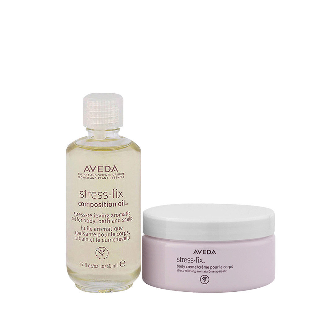 Aveda Stress-Fix Composition Oil 50ml Body Creme 200ml