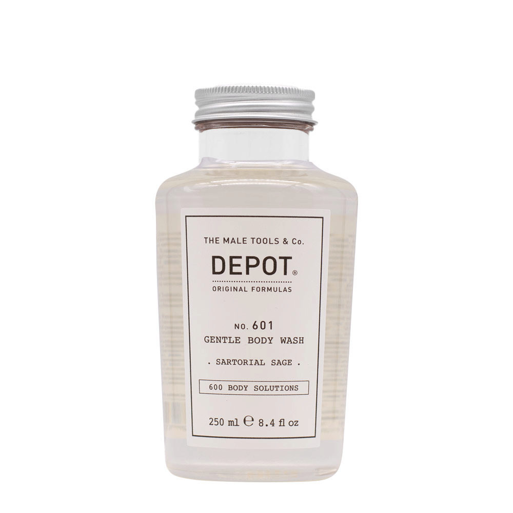 Depot Body Solutions No. 601 Gentle Body Wash Fresh Sartorial Sage 250ml - delicate bubble bath