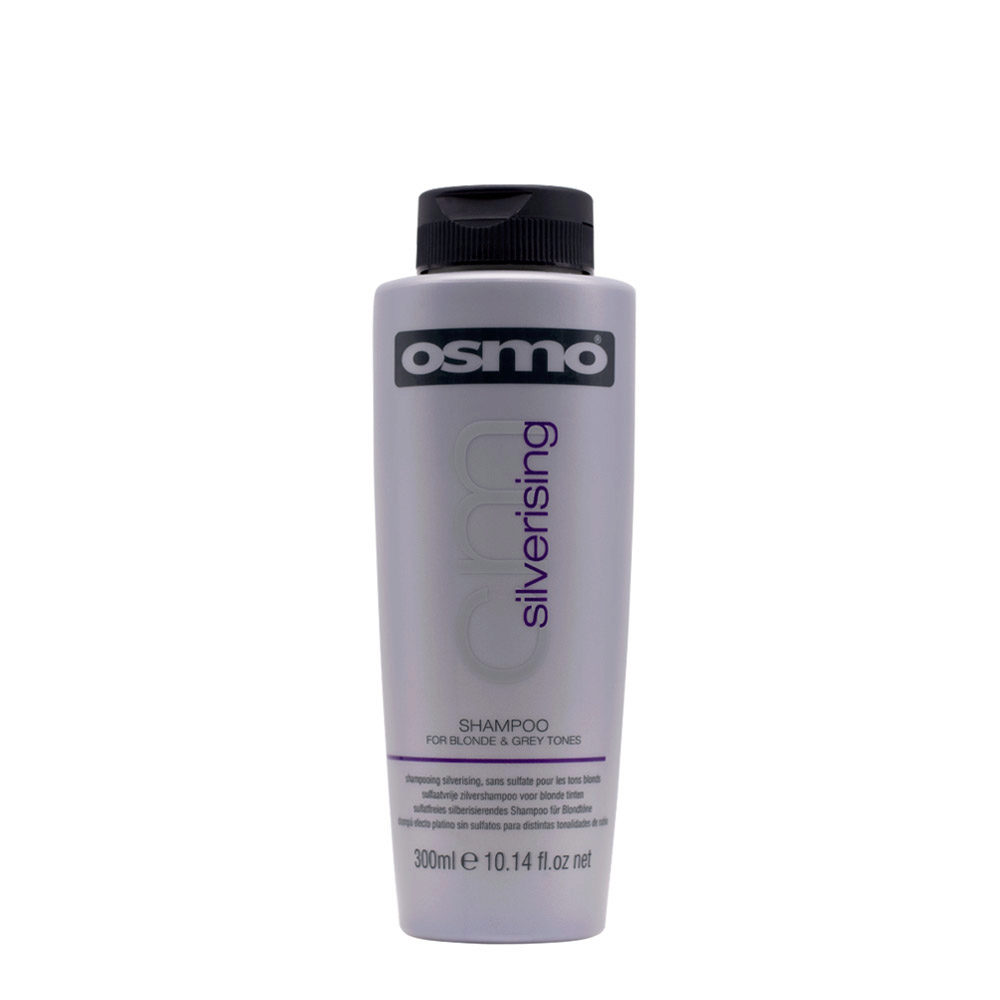 Osmo Colour Mission Silverising Shampoo 300ml - no yellow shampoo for blonde and gray hair