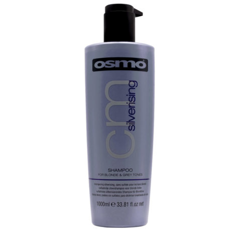 Osmo Colour Mission Silverising Shampoo 1000ml - anti-yellow shampoo for blonde and gray hair