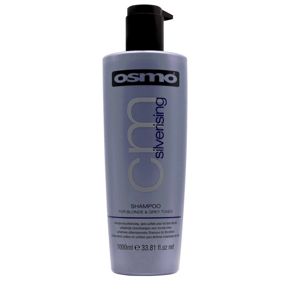 Osmo Colour Mission Silverising Shampoo 1000ml - anti-yellow shampoo for blonde and gray hair