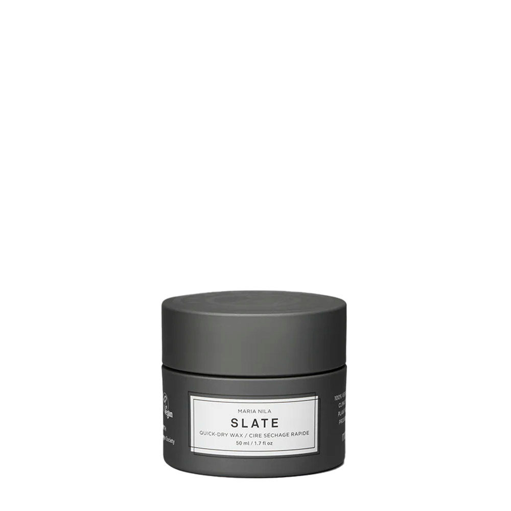 Maria Nila Slate Quick Dry Wax 50ml - extra strong hold wax