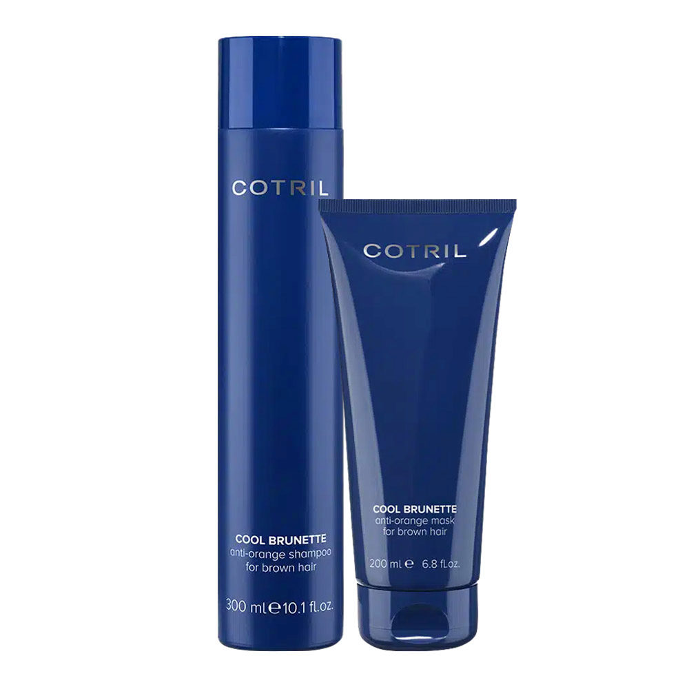 Cotril Cool Brunette Intense Anti-Orange Shampoo 300ml Mask 200ml