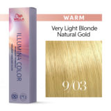 Wella Illumina Color 9/03 Very Light Natural Golden Blonde 60ml  - permanent colouring