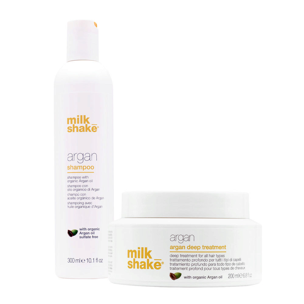 Z.one Concept Milk Shake Argan Shampoo 300ml Deep Treatment 200ml