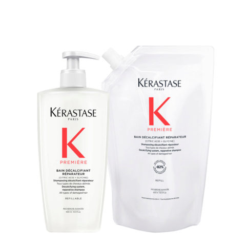 Kerastase Premiere Bain Décalcifiant Réparateur 500ml + Refill 500ml