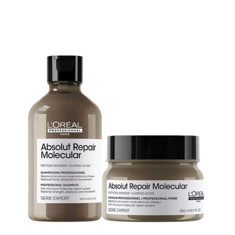 L'Oreal Professionnel Paris Serie Expert Absolut Repair Molecular Shampoo 300ml Mask 250ml