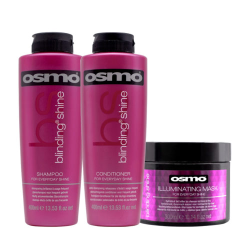 Osmo Blinding Shine Shampoo 400ml Conditioner 400ml Mask 300ml