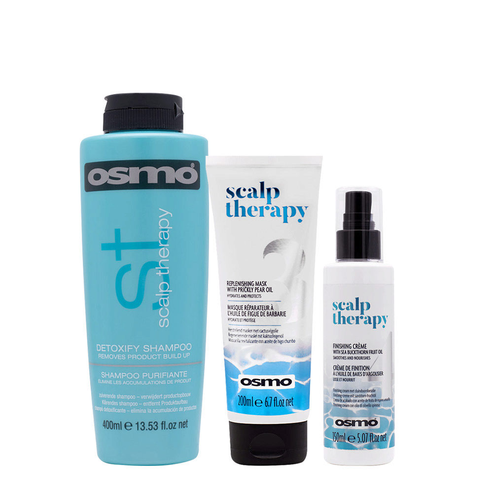 Osmo Scalp Therapy Detoxify Shampoo 400ml Mask 200ml Creme 150ml