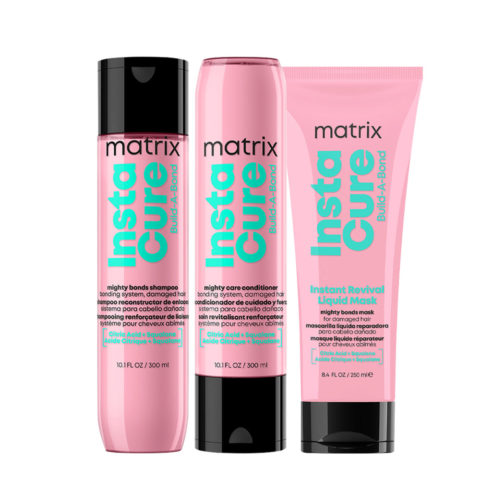 Matrix Haircare Instacure Build A Bond Shampoo 300ml Conditioner 300ml Mask 250ml