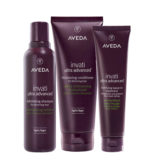 Aveda Invati Ultra Advanced Exfoliating Shampoo Light 200ml Conditioner Light 200ml Treatment 100ml