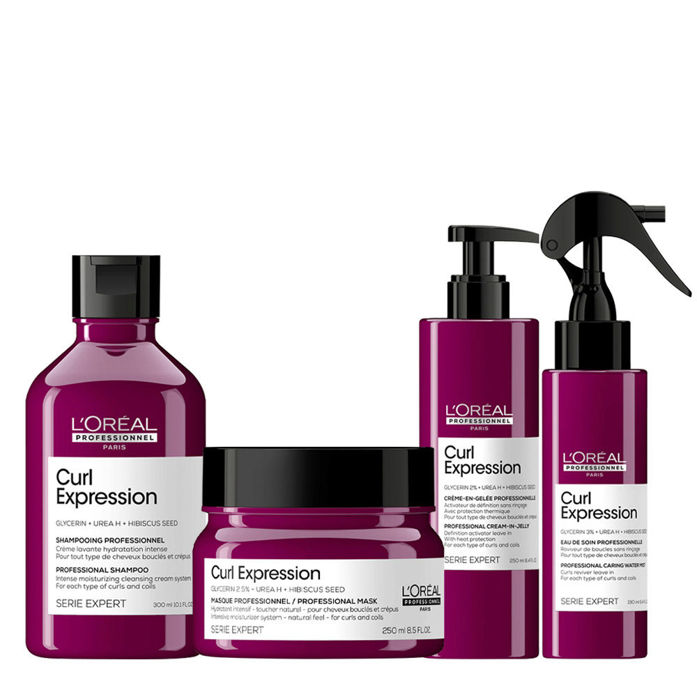 L'Oréal Professionnel Curl Expression Shampoo 300ml Masque 250ml Jell 250ml Spray 190ml