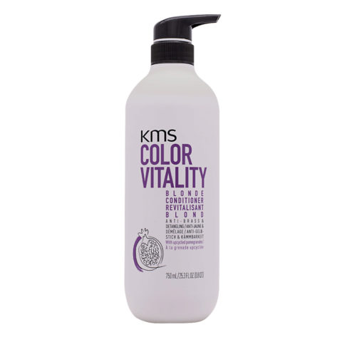 KMS Color Vitality Blonde Conditioner 750ml - blonde hair conditioner