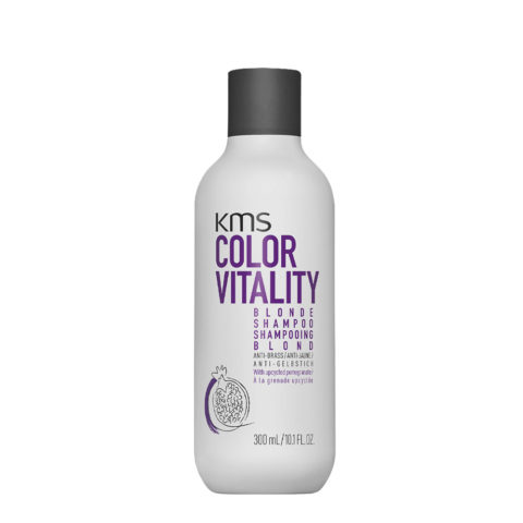 KMS Colour Vitality Blonde Shampoo 300ml - no yellow shampoo for blonde hair