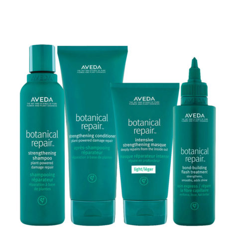 Aveda Botanical Repair Strengthening Shampoo 200ml Conditioner 200ml Masque Light 150ml Treatment 150ml