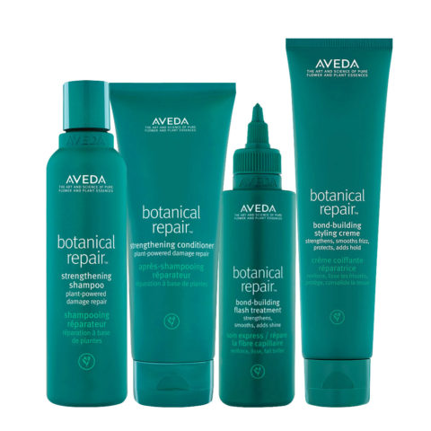 Aveda Botanical Repair Strengthening Shampoo 200ml Conditioner 200ml Treatment 150ml Creme 150ml