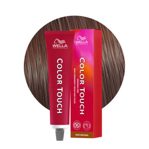 Wella Color Touch Deep Browns 7/75 Medium Mahogany Sand Blonde 60ml - semi-permanent color without ammonia